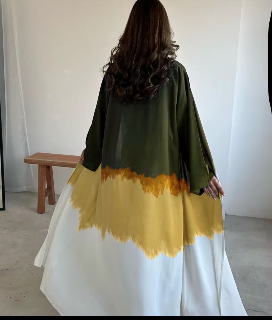 Open abaya for Spring and summer Polyester