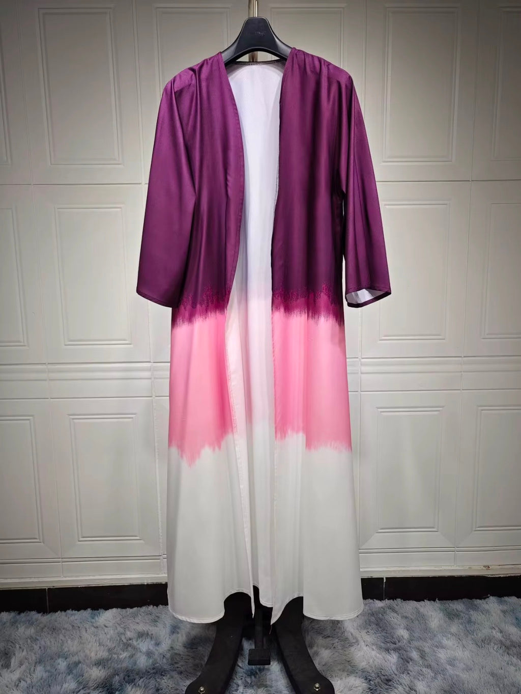 Open abaya for Spring and summer Polyester