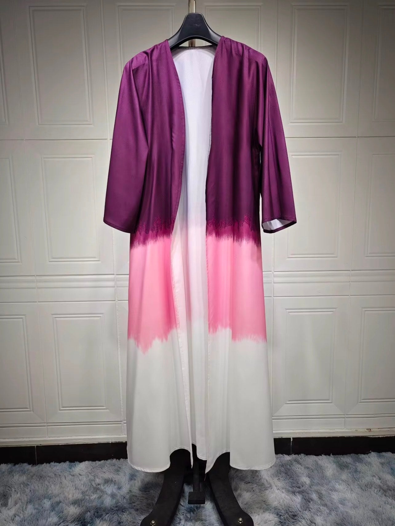 Open abaya for Spring and summer Polyester
