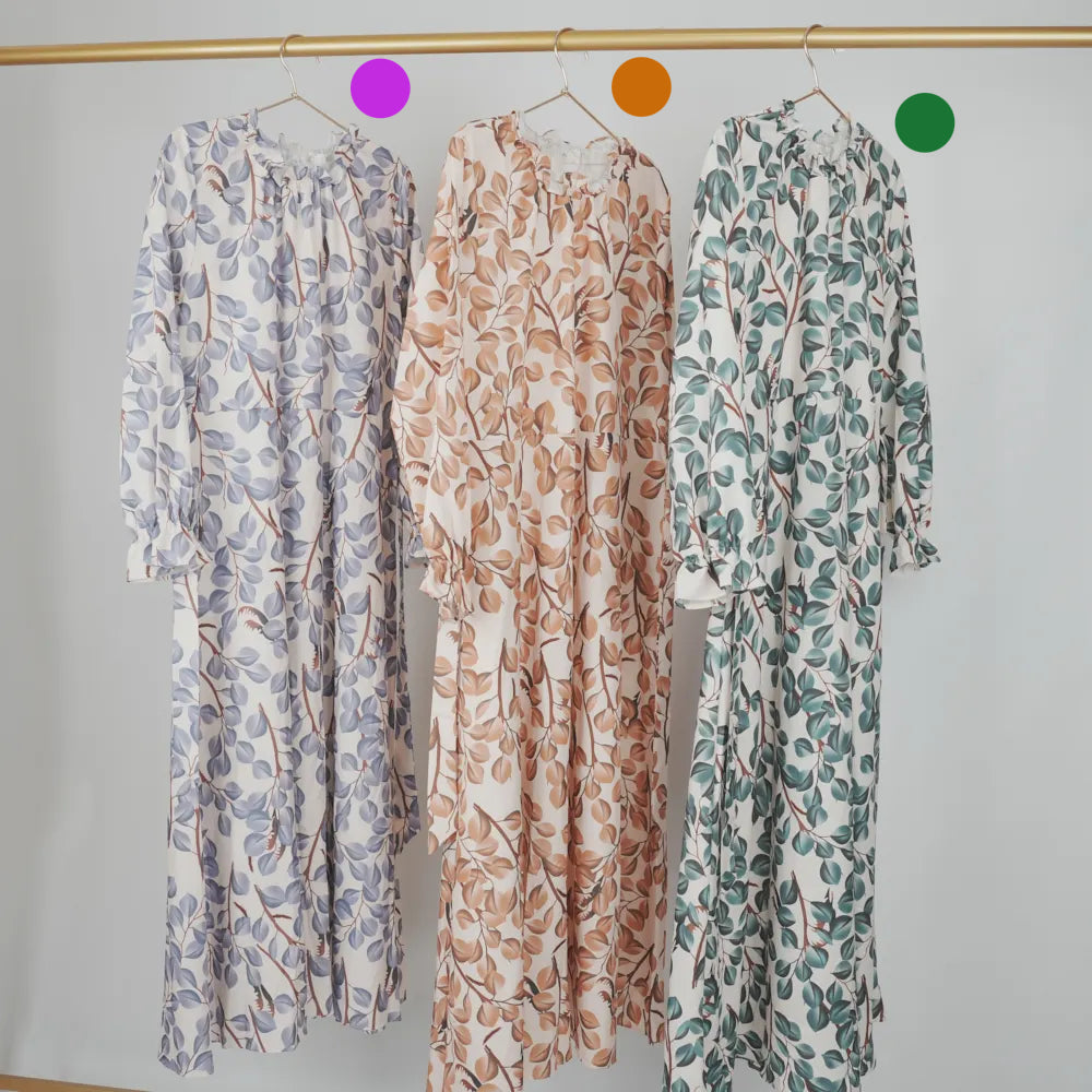 Floral Maxi Women Long Dress Elegant and Comfortable